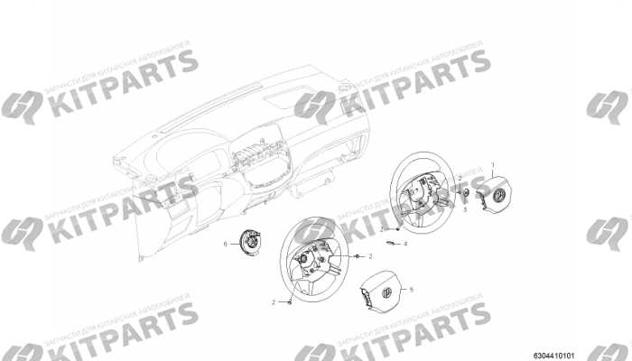 Подушка безопасности водителя Lifan