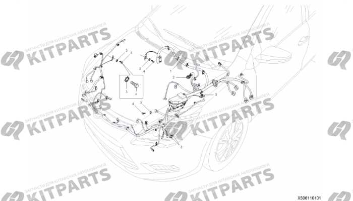 Жгут проводов моторного отсека Lifan X50