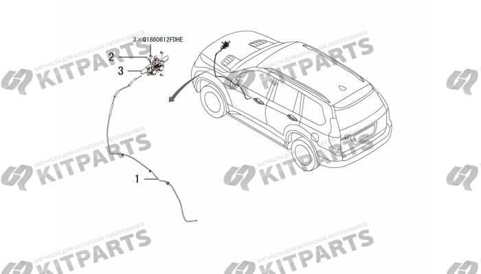 Замок капота Haval