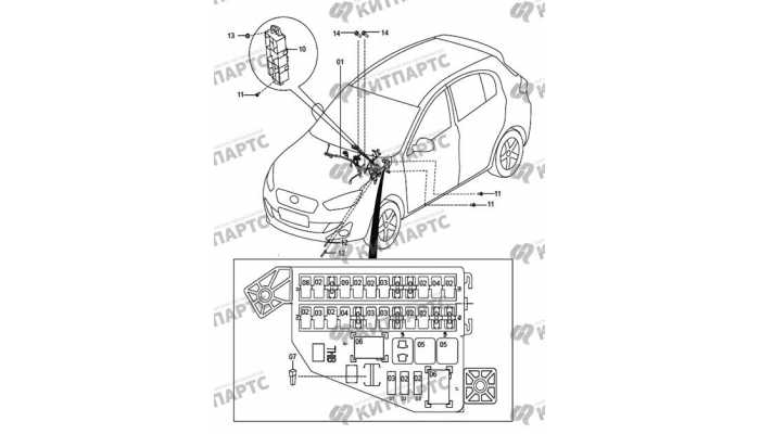 Dashboard wiring harness FAW